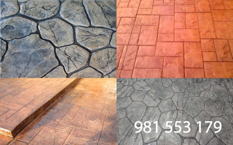 Concreto de estampado