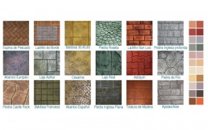 Aplicación del concreto estampado 
