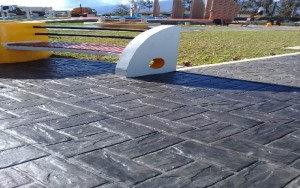 Proyecto de Aplicación de concreto estampado - Ayacucho