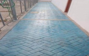 Proyecto de Aplicación de concreto estampado - Huánuco